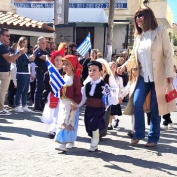 Με κάθε επισημότητα η μαθητική παρέλαση για την 28η Οκτωβρίου στον Δήμο Βιάννου