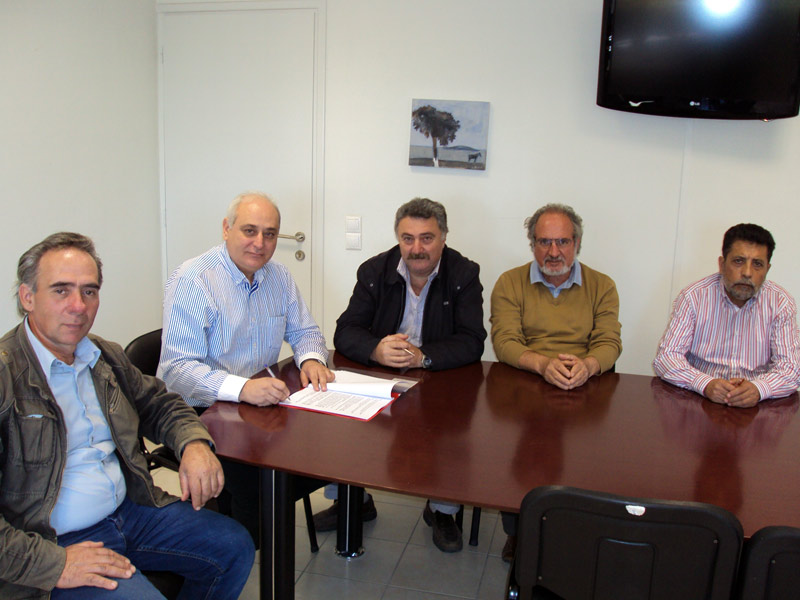 Υπογραφή Σύμβασης για το δίκτυο Ύδρευσης Άνω Βιάννου-Κερατόκαμπος